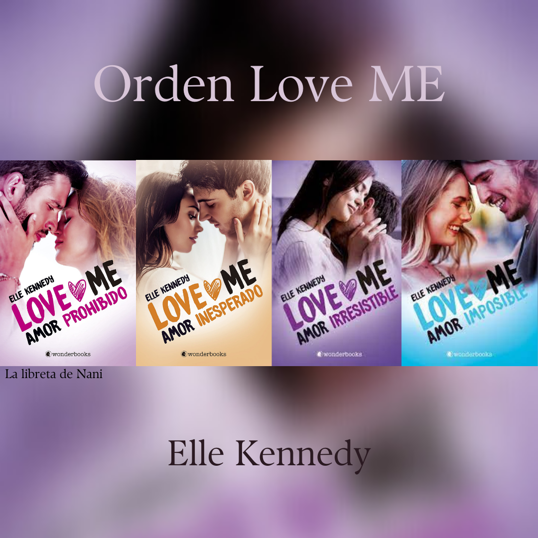 Kiss me libros orden ▷ la saga de novelas de Elle Kennedy